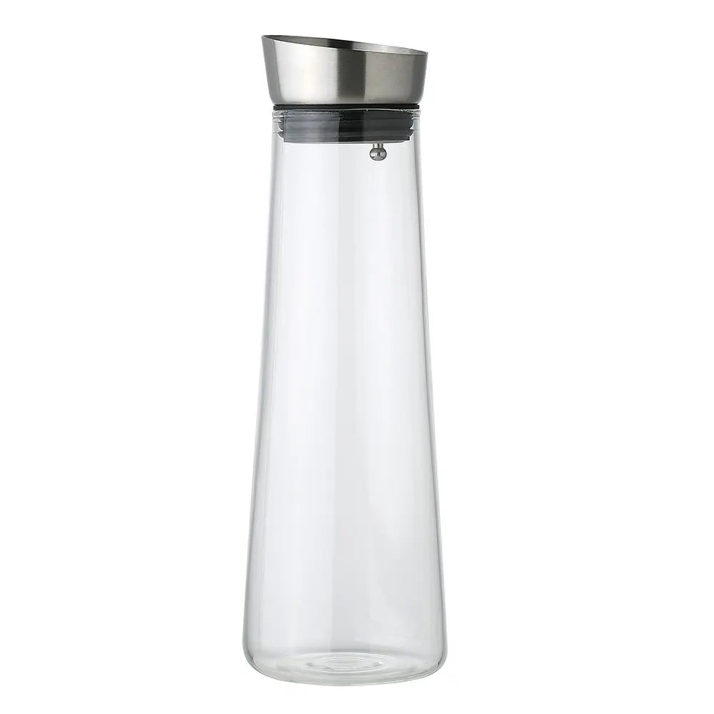 Pichet en verre bouchon métal 1.2l AULICA