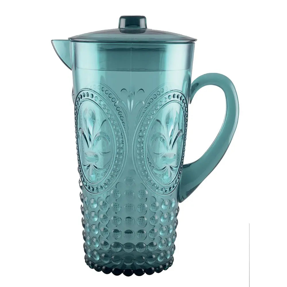 Pichet turquoise en acrylique AULICA