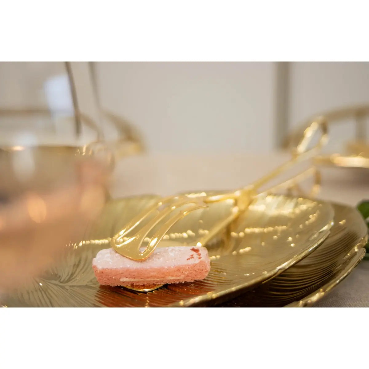 Pince à gâteaux doré 27cm AULICA