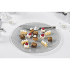 Plat 35 cm Ginger argent AULICA