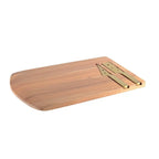 Plat à fromage en bois avec 2 couteaux AULICA