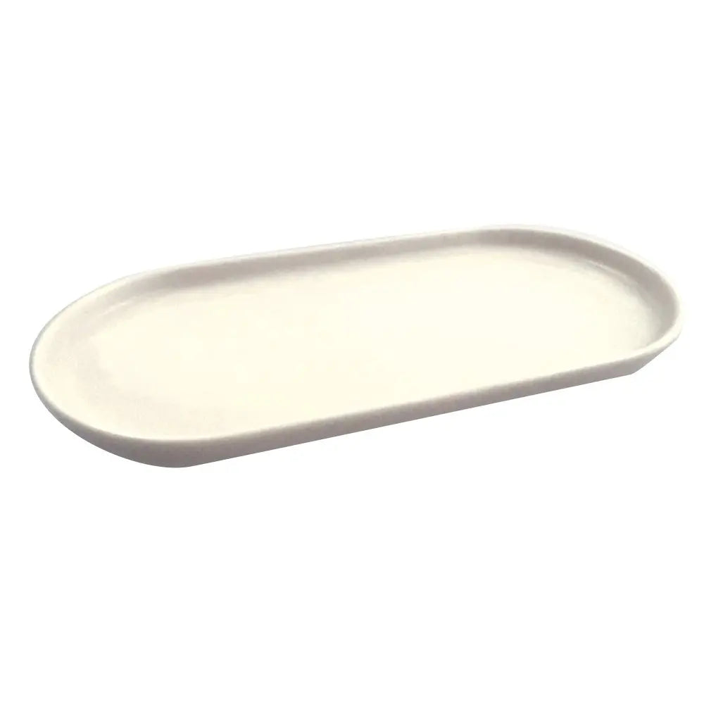 Plat ovale blanc 22cm AULICA