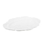 Plat ovale blanc en mélamine 50x40x2cm AULICA