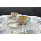 Plat ovale tricolore-Paradise AULICA
