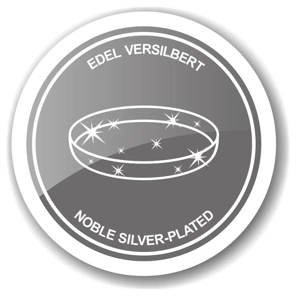 Plateau EDZARD, plateau de service Marlene, rond, acier inoxydable poli brillant, diamètre 34 cm EDZARD-SHOP.com