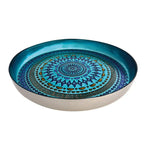 Plateau bleu coachella 34.5x34.5x4.5cm AULICA