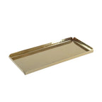 Plateau rectangulaire martelé dore 25.5x11.5x1.25cm AULICA