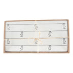 Plateaux noirs et blancs avec design chat - lot de 2 AULICA