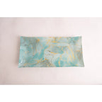 Plateaux rectangulaires océan doré 29.5x15cm - lot de 2 AULICA