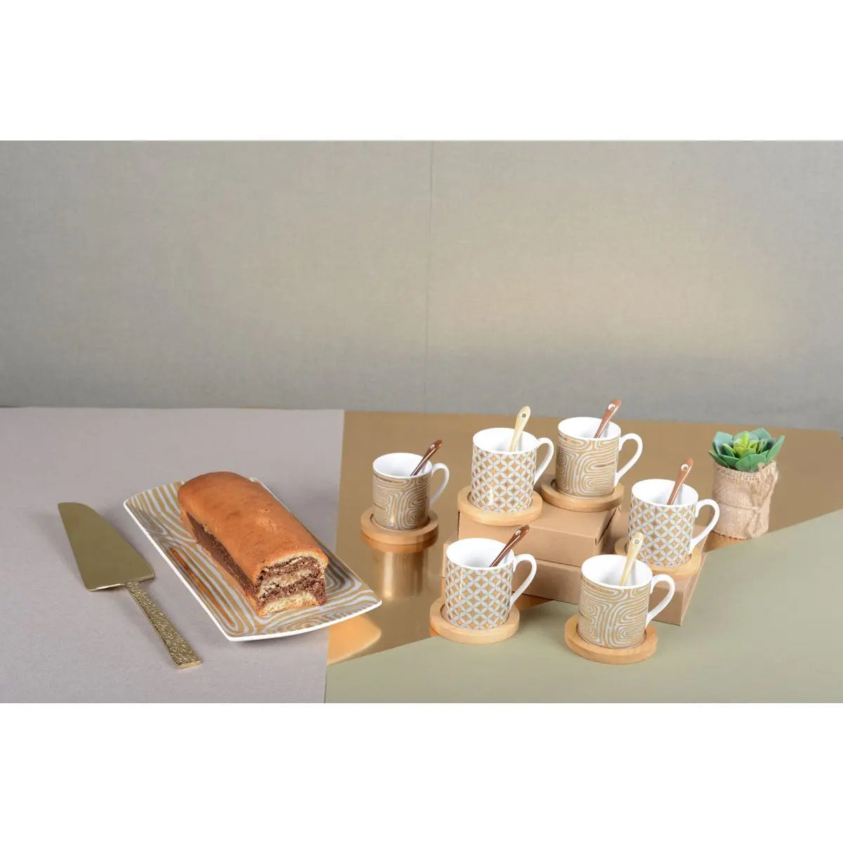 Plats à cake Cancún 25.4x12x0.9cm - lot de 2 AULICA
