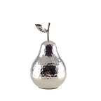 Poire décorative en argent 12x12x22.5cm AULICA