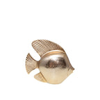 Poisson décoratif doré H15cm AULICA