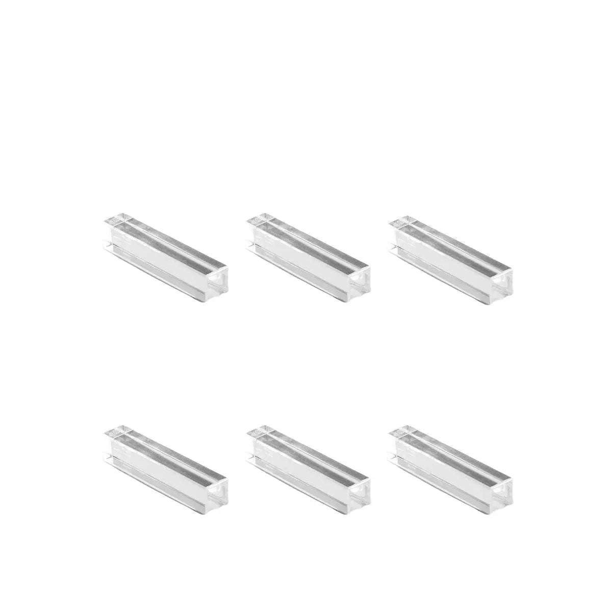 Porte-couteaux rectangulaire en cristal - lot de 6 AULICA