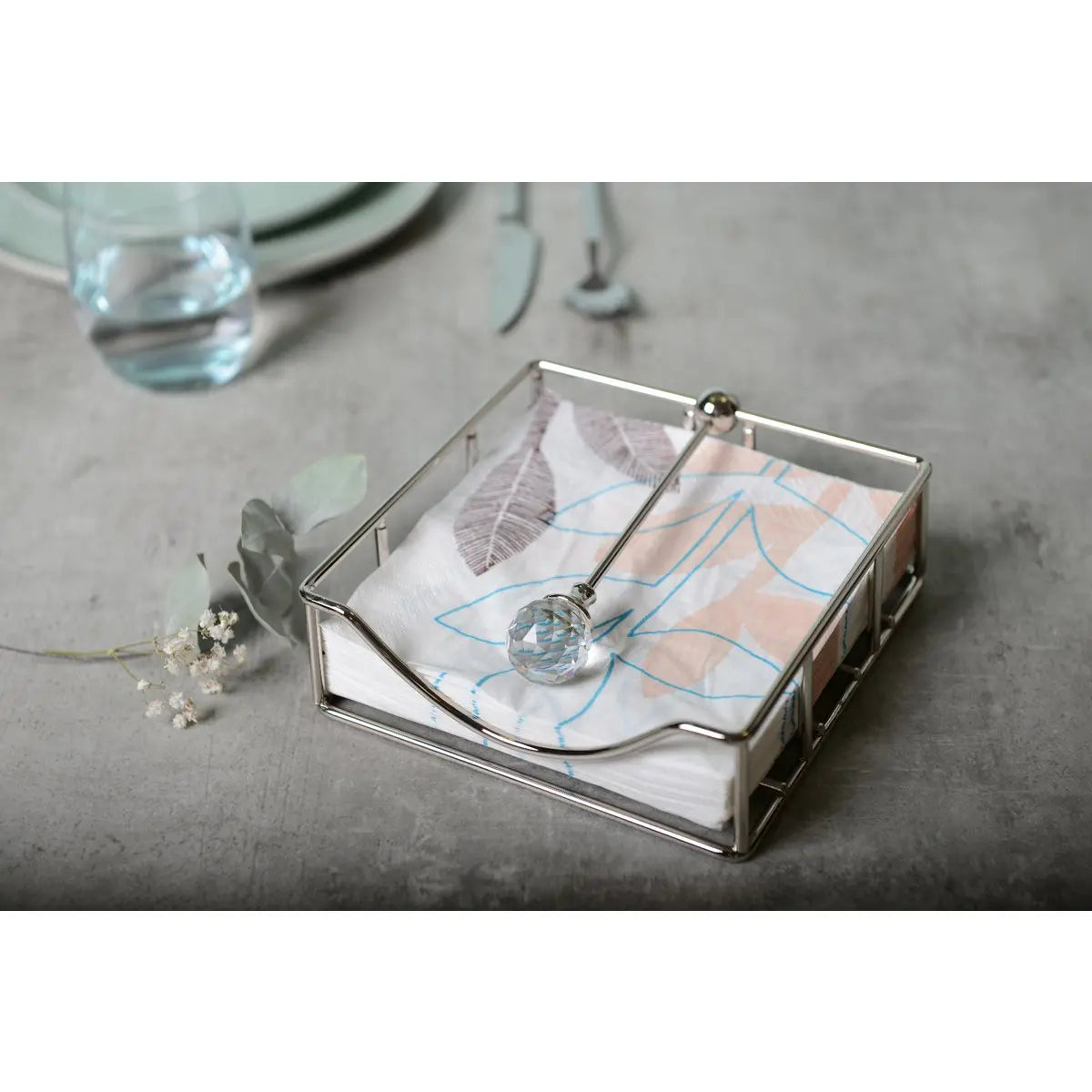 Porte-serviettes diamant 18cm AULICA