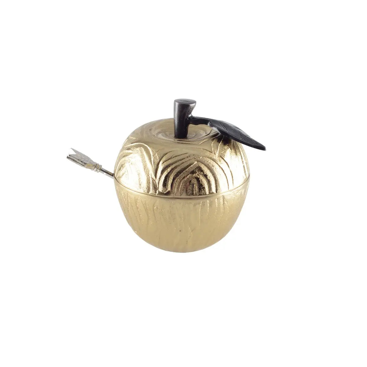 Pot a sucre forme pomme doré AULICA
