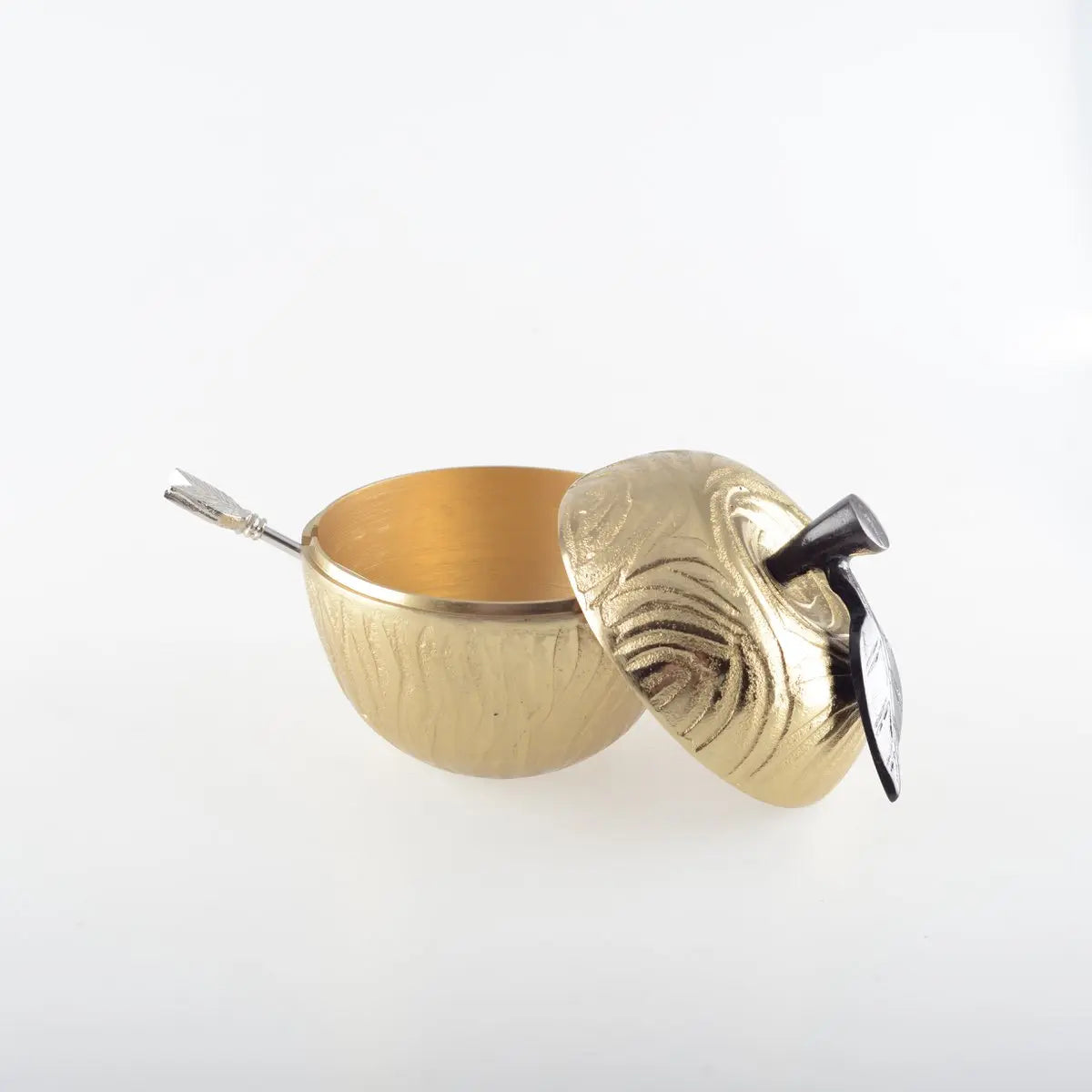 Pot a sucre forme pomme doré AULICA
