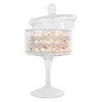 Pot de conservation Ø 13x24 cm Verre Transparent Clayre & Eef.