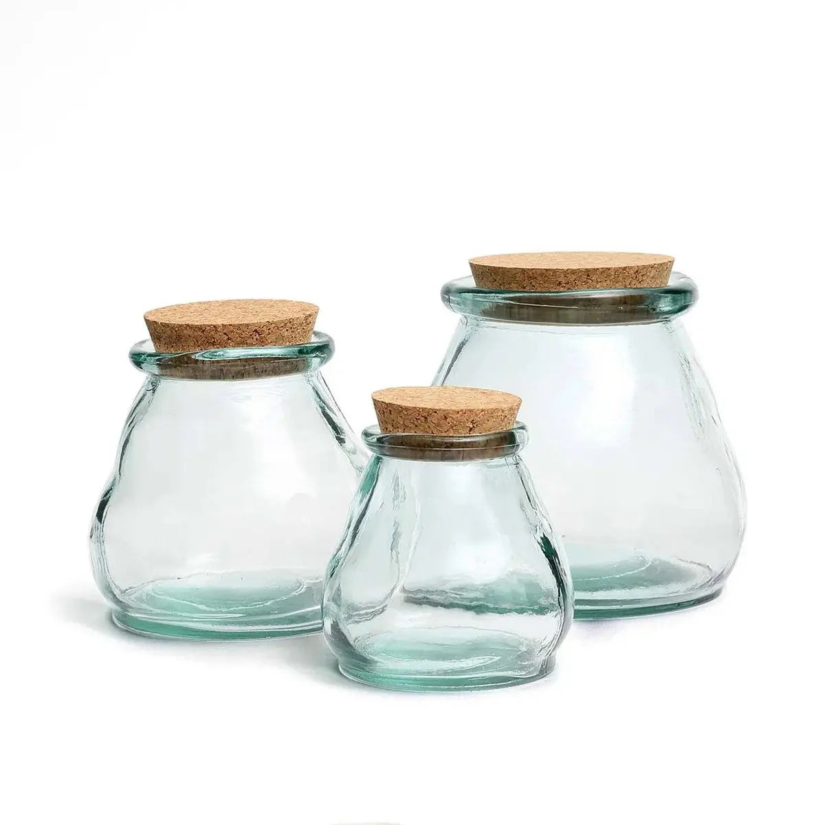 Pot en Verre The Belly - Bleu - L Bazar Bizar Living