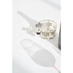 Raisins EDZARD sous-verre, avec bouchon de bouteille, argenté, diamètre 9 cm, hauteur 10 cm EDZARD-SHOP.com