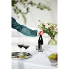 Raisins EDZARD sous-verre, avec bouchon de bouteille, argenté, diamètre 9 cm, hauteur 10 cm EDZARD-SHOP.com