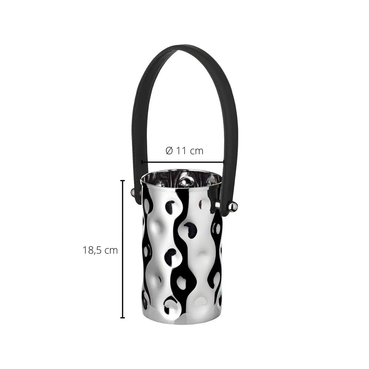 Refroidisseur de bouteille Gideon martelé Ø11 H 18,5 cm EDZARD-SHOP.com
