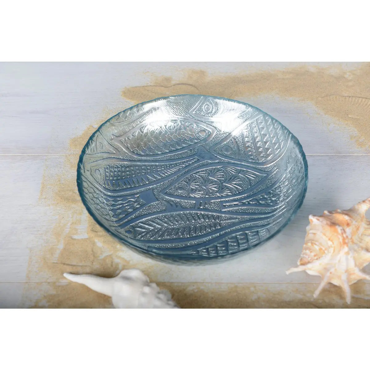 SALADIER POISSON BLEU CLAIR 25.2CM AULICA