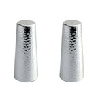 Salière et poivrière argent martelée AULICA