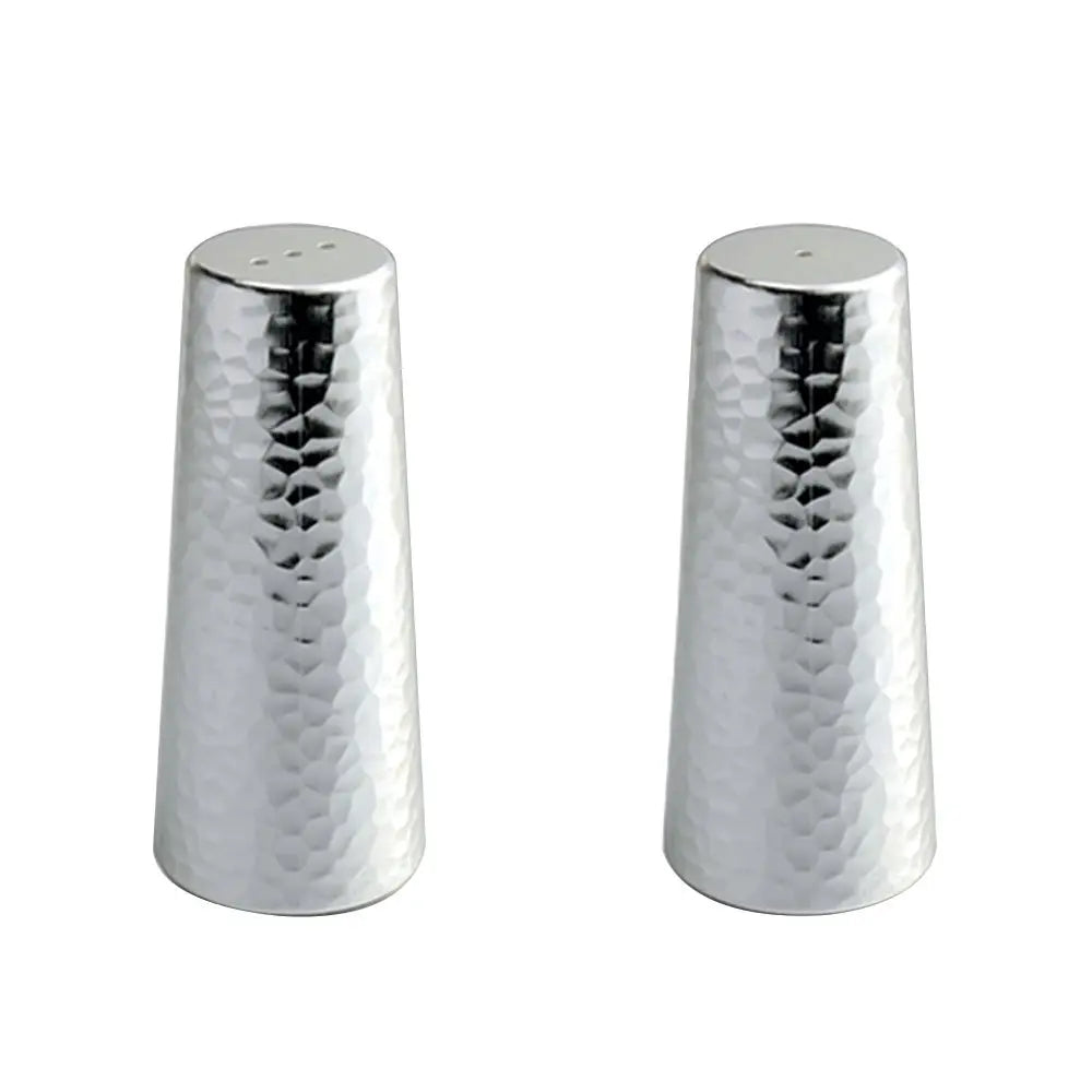Salière et poivrière argent martelée AULICA