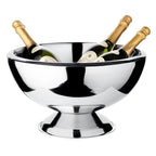 Seau à champagne EDZARD Seau à champagne Cadiz, acier inoxydable poli brillant, double paroi, diamètre 43 cm EDZARD-SHOP.com
