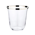 Seau à champagne EDZARD Seau à champagne Toby, verre en cristal soufflé à la bouche avec bord en platine, hauteur 23 cm, ø 22 cm EDZARD-SHOP.com