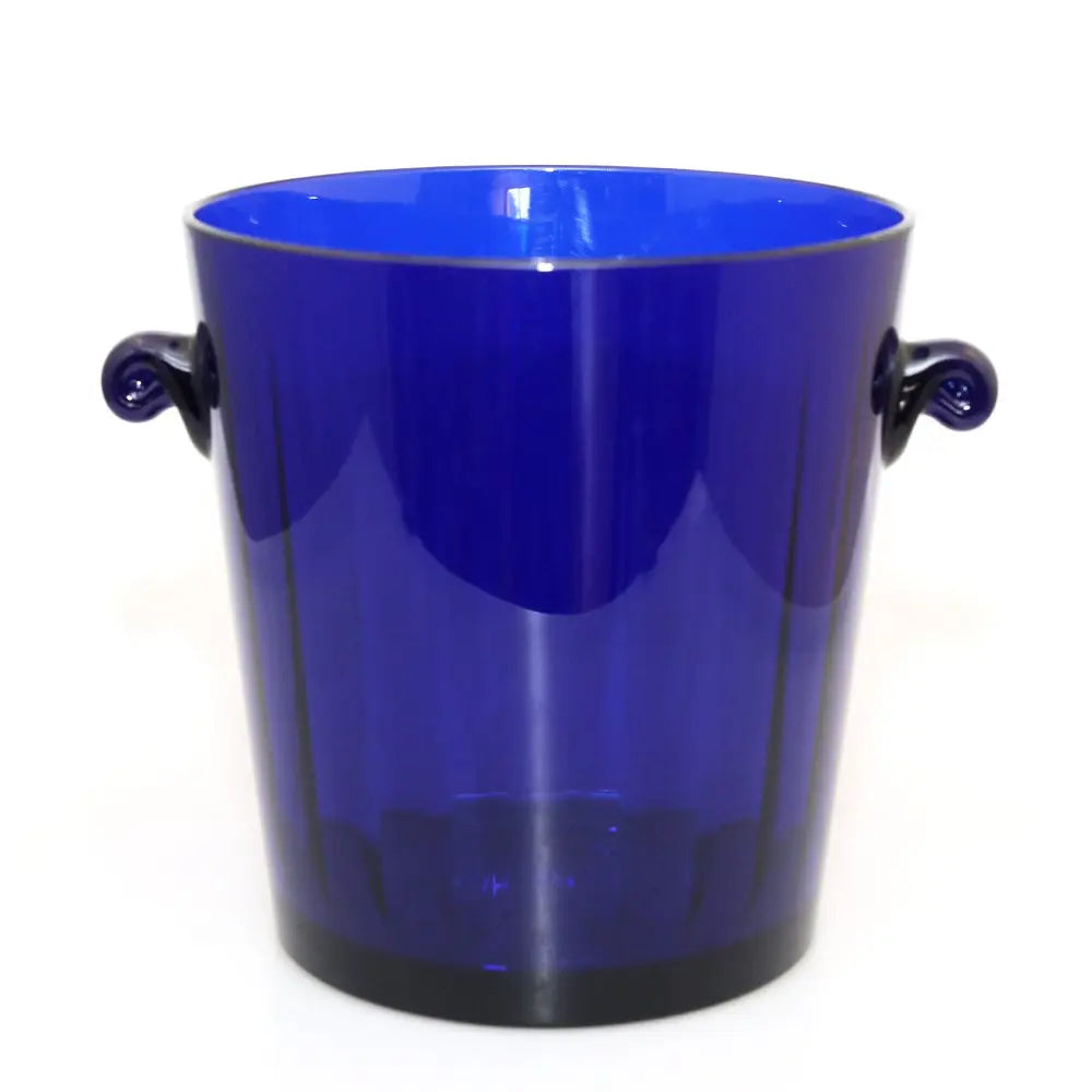 Seau à champagne bleu fonce 20.3x20.3x21.2cm AULICA