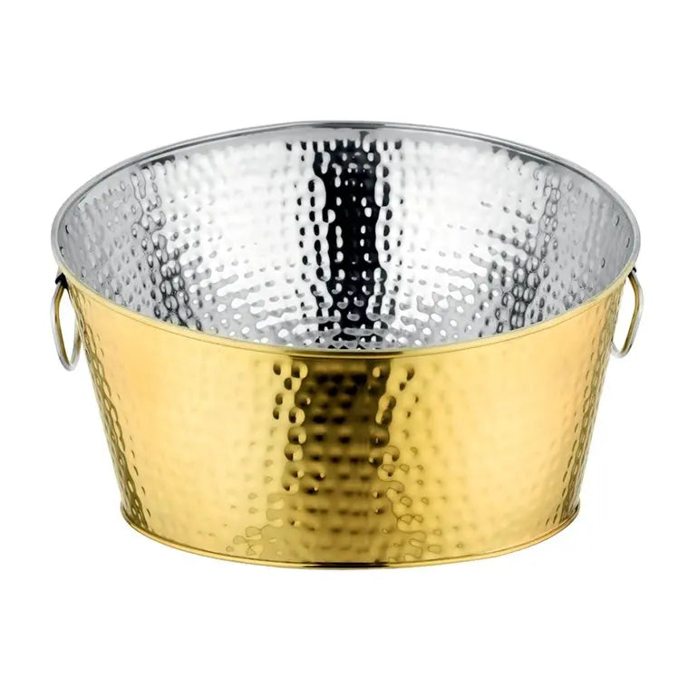 Seau à champagne doré martelé 38cm AULICA