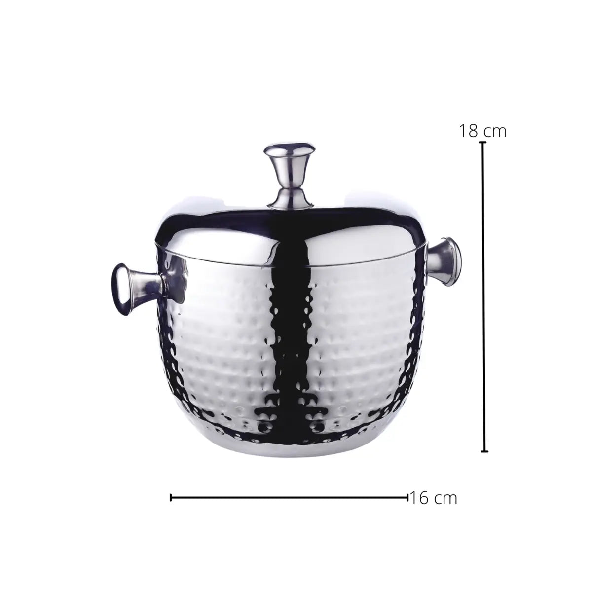 Seau de glace rico h 21 cm avec couvercle, tamis et pince à glace EDZARD-SHOP.com