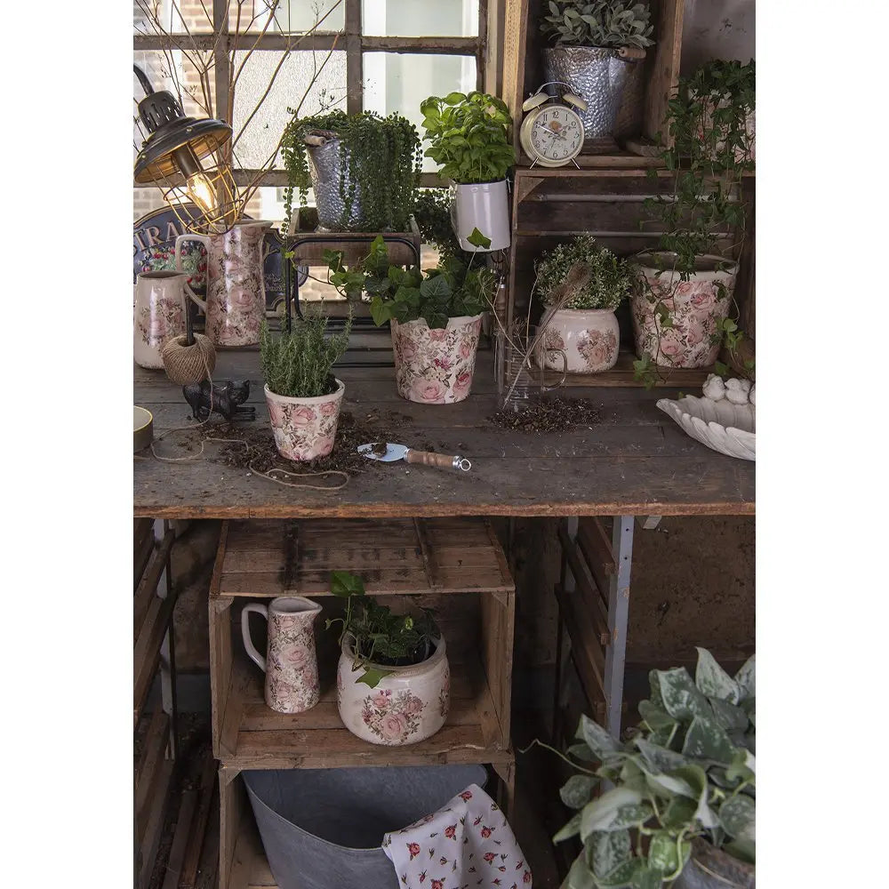 Seau déco (3) Ø 26x28 / Ø 22x24 / Ø 18x20 cm Clayre & Eef.