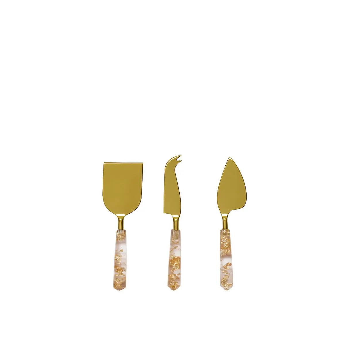 Service à fromage paillette - lot de 3 AULICA
