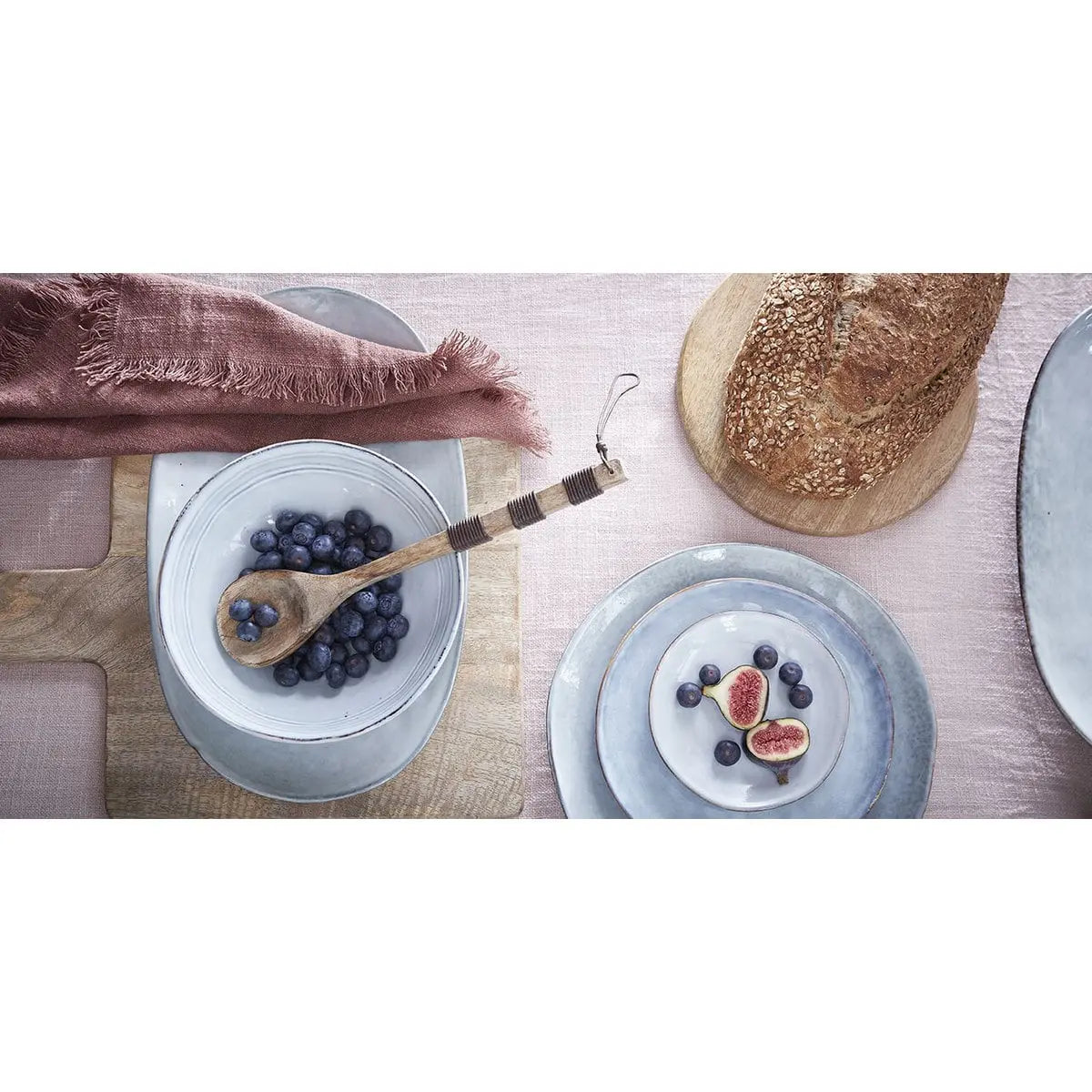 Service de table Tabo Gris Mica Decorations