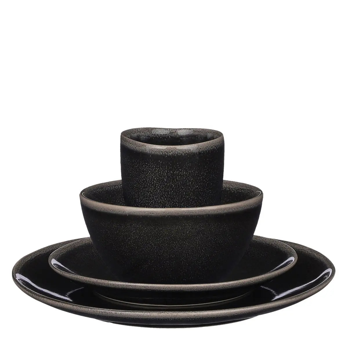 Service de table Tabo Noir Mica Decorations