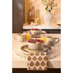 Service de vaisselle Ozzu Gris Mica Decorations