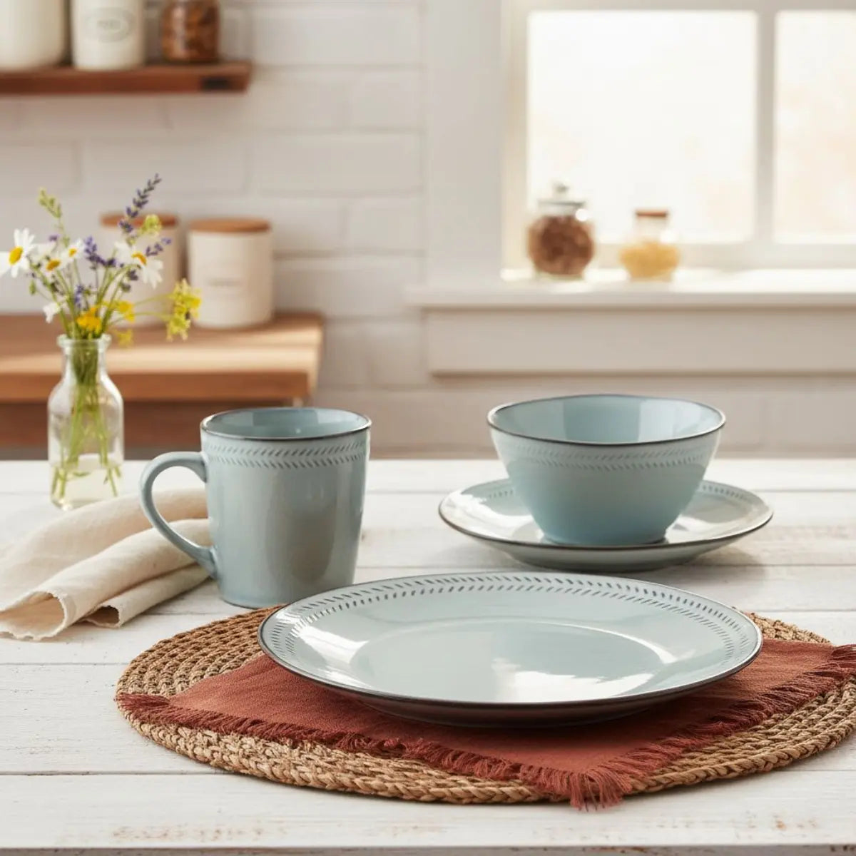 Service de vaisselle Racco Gris Mica Decorations