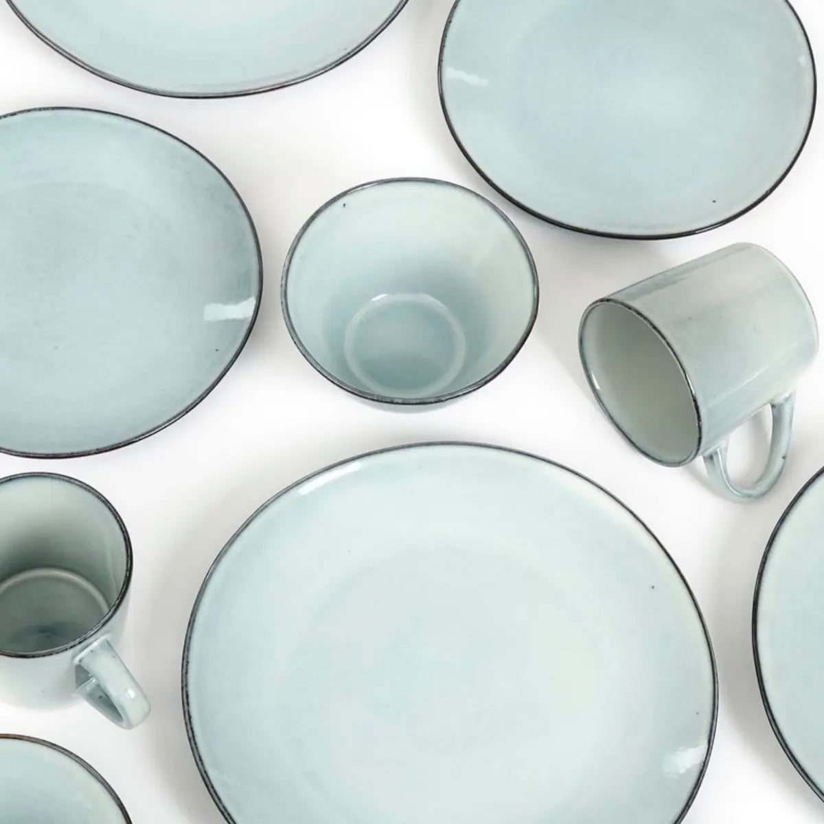 Service de vaisselle Racco Gris Mica Decorations
