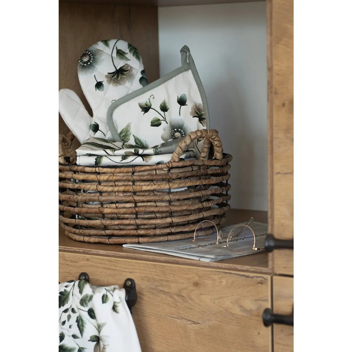 Serviettes Coton Lot de 6 40x40 cm Coton Beige Clayre & Eef.