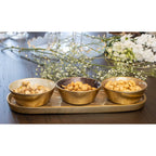 Set apéritif de 3 coupelles sur plateau ovale AULICA
