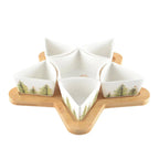 Set apéritif de 6 coupelles sapin AULICA
