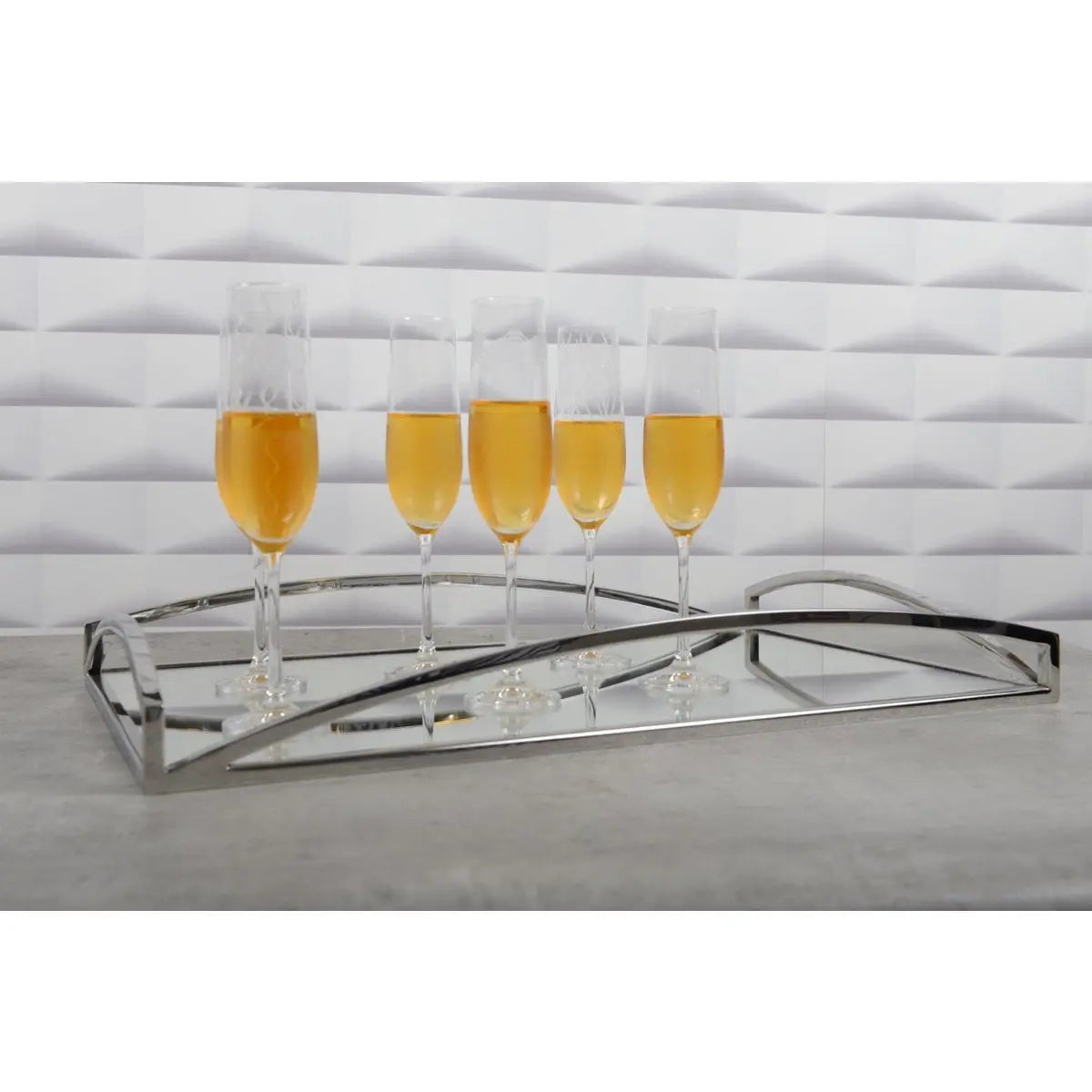 Set de 6 flutes à champagne tempo AULICA