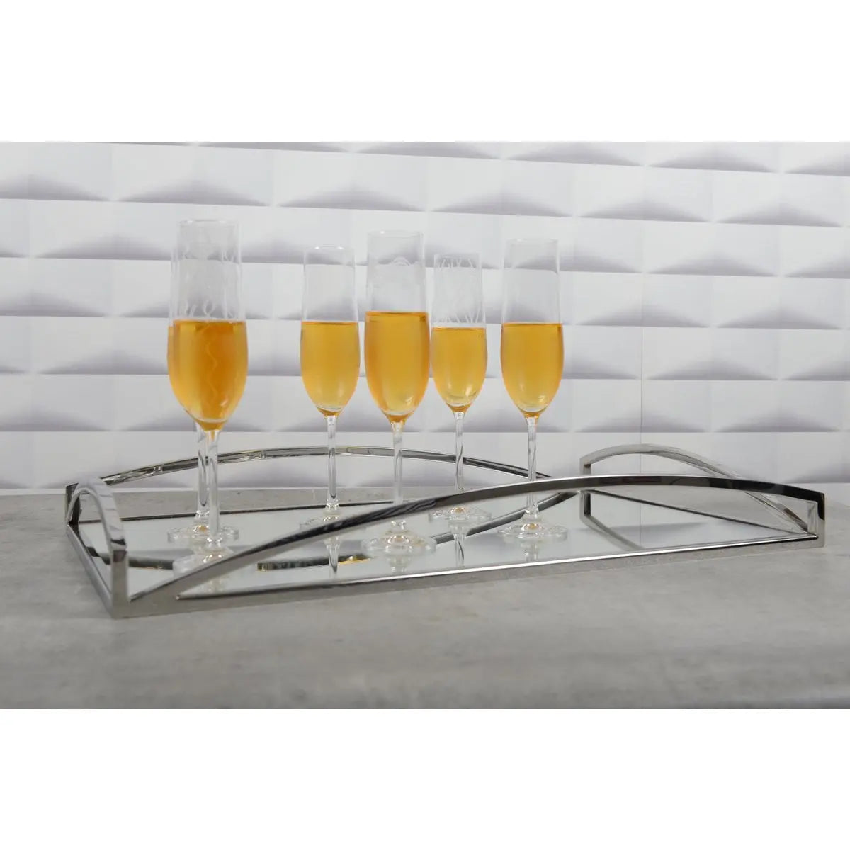 Set de 6 flutes à champagne tempo AULICA