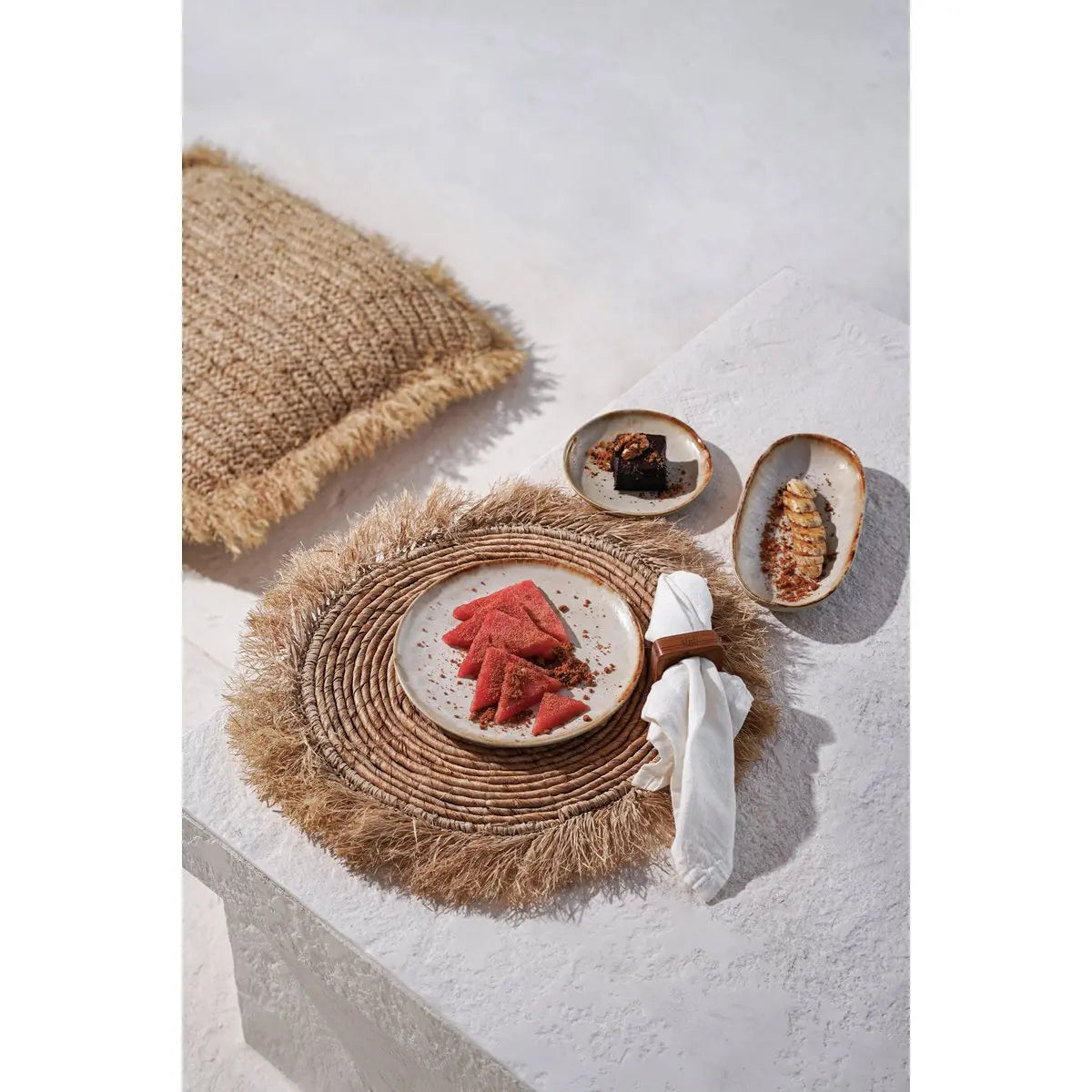 Set de Table Raphia Banane - Naturel Bazar Bizar Living