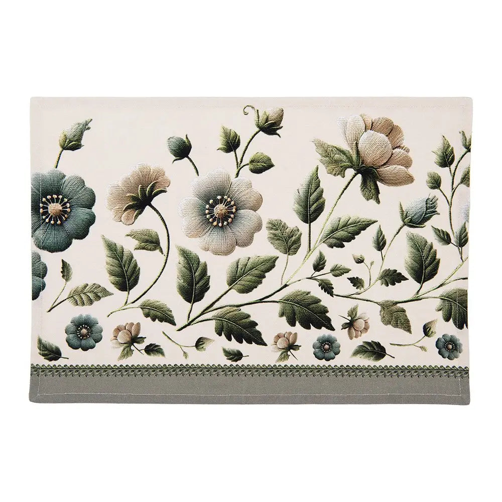 Sets de table Lot de 6 48x33 cm Coton Beige Clayre & Eef.