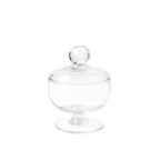 Sucrier en verre diamant 8x8x8.5cm AULICA