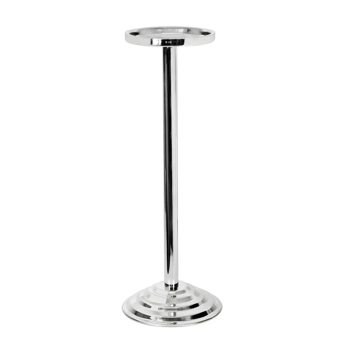 Support pour glacière à champagne EDZARD, support Olbia pour glacière, acier inoxydable brillant, hauteur 62 EDZARD-SHOP.com