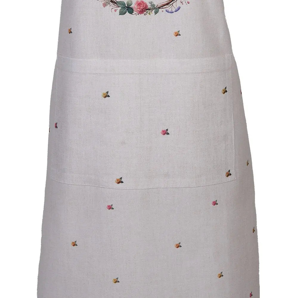 Tablier de cuisine 70x85 cm Beige Coton Clayre & Eef.